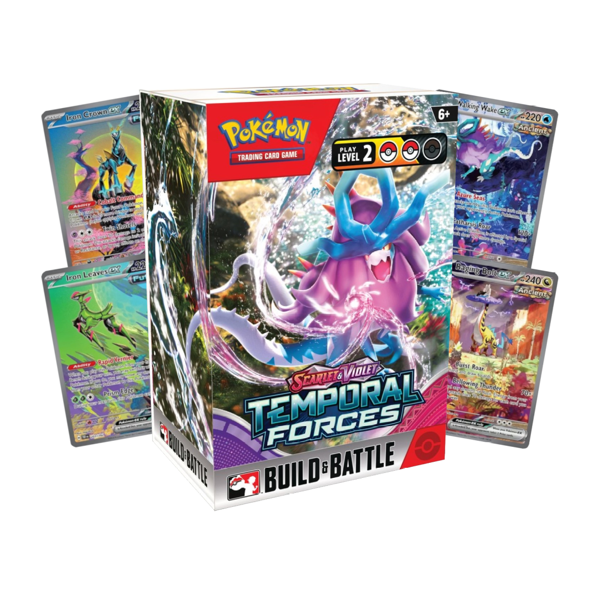 Pokemon: Scarlet & Violet - Temporal Forces Build & Battle Box